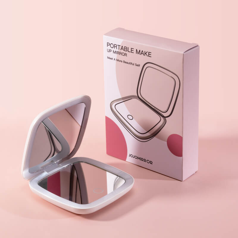 CPM100 Portable compact lighted makeup mirror - JoJoMirror