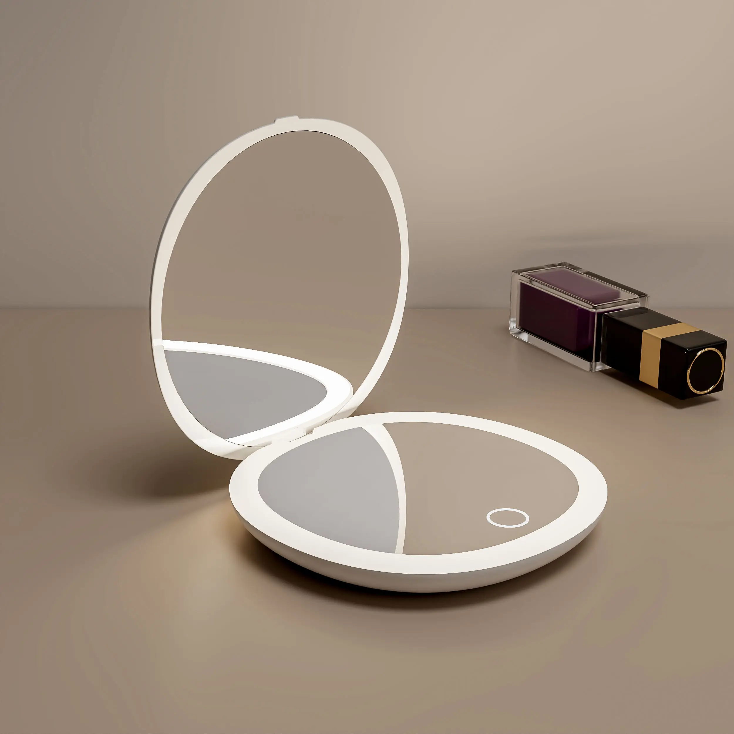 <a href="https://jojomirror.com/product/portable-lighted-compact-makeup-mirror-with-touch-switch/">Learn More </a>